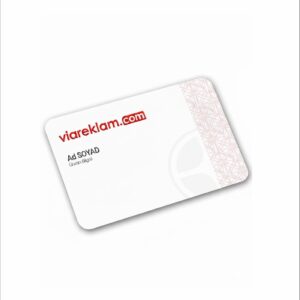 Kabartma Laklı Kartvizit