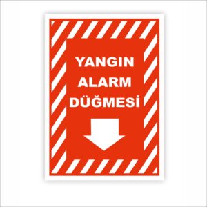 Yangın Alarm Düğmesi Levhası